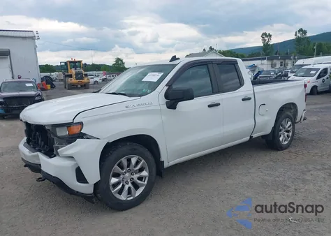 2020 Chevrolet Silverado 1500 2Wd Double Cab Standard Bed Custom from USA, damaged, VIN 1GCRWBEH8LZ283232